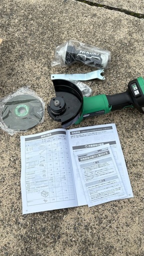 ハイコーキ　36V 充電式 ディスクグラインダ G3613DC 125mm