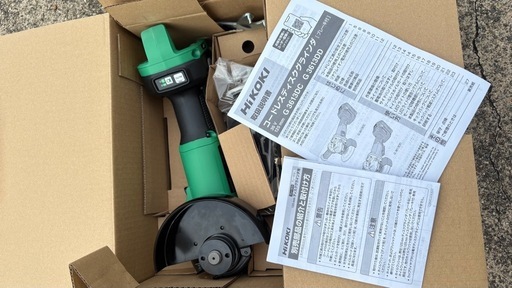ハイコーキ　36V 充電式 ディスクグラインダ G3613DC 125mm