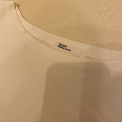 膝丈ワンピース　白色の画像