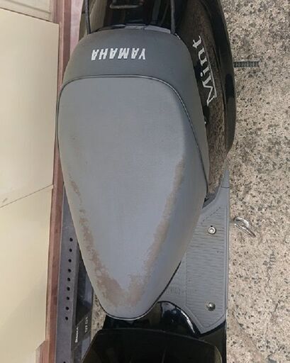 2サイクルスクーター　ヤマハ　ミント　実動車　カウルキズ・破損アリ　実走走行距離です。