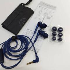 【未使用に近い】audio-technica ATH-CKS550Xis 有線イヤホン/ブルーの画像