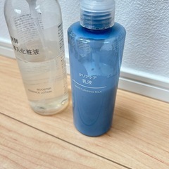 無印良品　導入化粧水、クリアケア乳液の画像