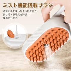 【新品】ペットブラシ 5in1 スチーム 猫用ブラシの画像