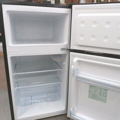 西岡店 冷蔵庫 2ドア 95L SAMKYO GU90 ブラック コンパクト 百Lクラス以下 の画像