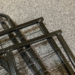 未使用品　ペットサークル 室内 犬 ゲージ 小型犬 ペットゲージ 中型犬 ペットサークル 室内 犬 サークル ペットフェンス ペットケージ 犬 ゲージ 小型犬および中型犬用 スチール製 室内外兼用 DIY 接続式 簡単組み立て 工具不要 犬 黒 60cm*60cm*60cmの画像