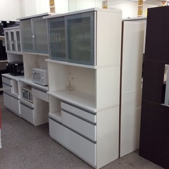 【使い勝手に良いサイズ】 キッチンボード 松田家具 ダイニングボ...