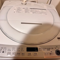 【9/28 15時のみ】SHARP 洗濯機の画像