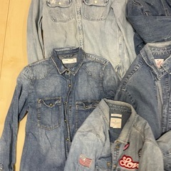 デニムシャツ　デニムジャケットの画像