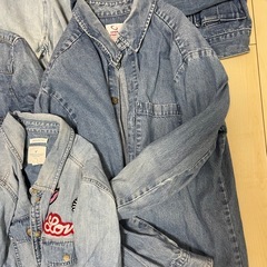デニムシャツ　デニムジャケットの画像