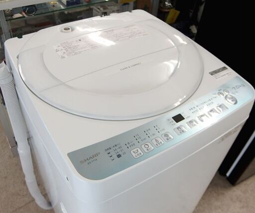 7.0kg 洗濯機 2022年製 ES-T714-W SHARP ☆ 札幌市北区屯田