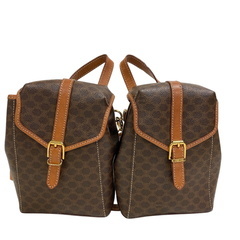 セリーヌ CELINE リュック・デイパック マカダム ダブルバックパック 2WAY ブラウンの画像