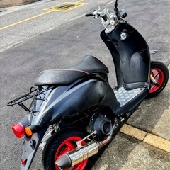 AF61 カスタム車両‼️ ハッキリ言ってカッコいいです❣️ 外装は比較的キレイかと思います✨　原付　スクーター　50ccの画像
