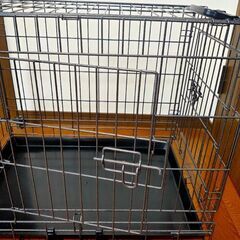 ペット　犬　ゲージ　トイレトレー付きの画像
