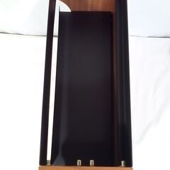 ◇WiFiルーター収納ボックス　ケーブルボックス　WiFiラック　木製　2段　幅40cm 高さ45cm　中古品　棚ダボに錆ありの画像