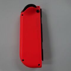 （M-792）ジョイコン (R) Joy-Con Nintendo Switch 任天堂 スイッチ 右 ネオンレッド 色 動作確認済　中古の画像