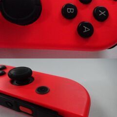 （M-792）ジョイコン (R) Joy-Con Nintendo Switch 任天堂 スイッチ 右 ネオンレッド 色 動作確認済　中古の画像