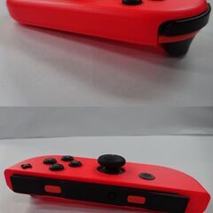 （M-792）ジョイコン (R) Joy-Con Nintendo Switch 任天堂 スイッチ 右 ネオンレッド 色 動作確認済　中古の画像