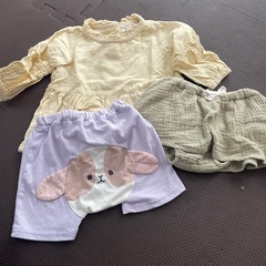 ベビー服　ロンパース　70.80 女の子　半袖の画像