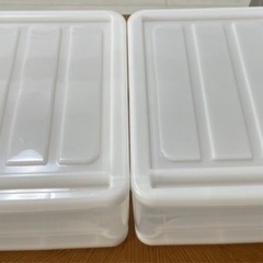 半透明衣装ケース2個セット（9/23まで）の画像