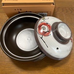 土鍋　萬古焼　6号一人用　未使用
の画像
