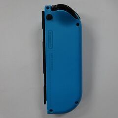 （M-793）ジョイコン (L) Joy-Con Nintendo Switch 任天堂 スイッチ 左 ネオンブルー 色 動作確認済　中古の画像