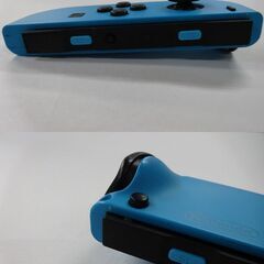 （M-793）ジョイコン (L) Joy-Con Nintendo Switch 任天堂 スイッチ 左 ネオンブルー 色 動作確認済　中古の画像