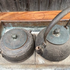 古い長火鉢の画像