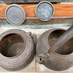 古い長火鉢の画像