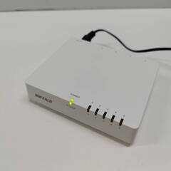 BUFALLO 5ポート スイッチングハブ LSW4-TX-5EPL/WHDの画像