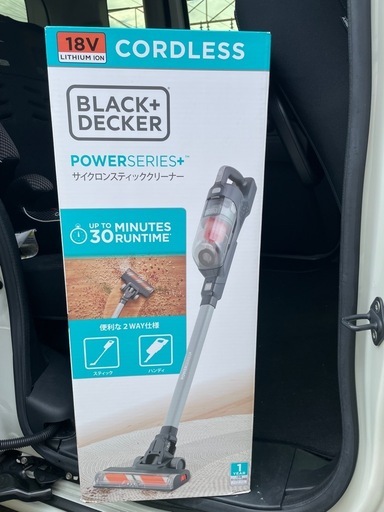 (新品未開封)ブラック＋デッカー １８Ｖサイクロンスティッククリーナー