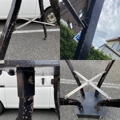 ２尺４寸　耳つき　長胴太鼓　和太鼓　可動台付き　牛皮　発送不可　の画像