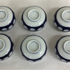 昭和レトロ　水玉模様　湯呑　20個セットの画像