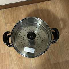 備品の2段蒸し器の画像