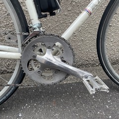 ラレー RALEIGH カールトン クロモリロードバイク シマノ ティアグラ サイクルコンピュータやライトや鍵などおまけ付き！！の画像