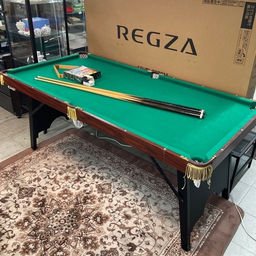 幅180cm家庭用折りたたみビリヤードテーブルセット