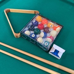 幅180cm家庭用折りたたみビリヤードテーブルセットの画像
