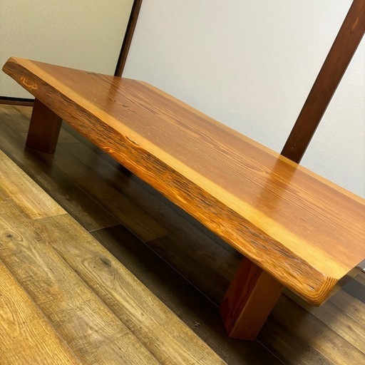 【希少】天然木 無垢材 座卓 ローテーブル 和モダン 机 高級感　アンティーク 楽天市場】一枚板風 座卓 オーク 150 無垢 無垢材 センターテーブル