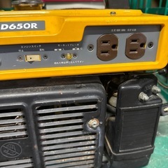 スズキ SUZUKI ポータブル発電機 SD650R/現状渡しの画像