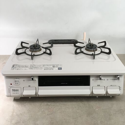 パロマ paloma ガスコンロ 都市ガス用 IC-S87KSH-1R 2021年製 スパーク確認済み 25i菊ST