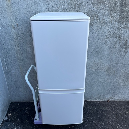 美品 MITSUBISHI/三菱 146L 2ドア冷凍冷蔵庫 2023年製 MR-P15J-W 動作確認済