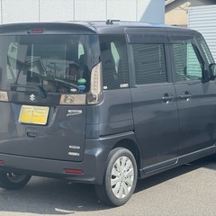 OBD2診断済！  QR決済対応　スペーシアカスタム　XS レーダーブレーキ　両側パワスラ　スマートキー　バックカメラ　車検付　修復歴無の画像