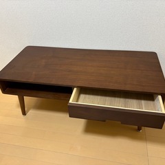 ローテーブル　ダークブラウン　ニトリ　の画像