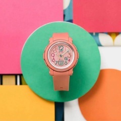 CASIO BABY-G 腕時計 ピンク オレンジWR 19BARの画像