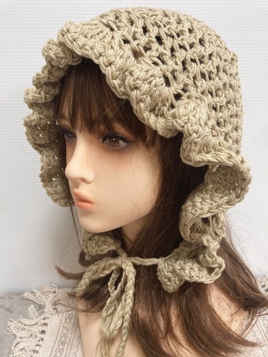 ハンドメイドニット帽子セット