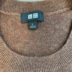 UNIQLO カシミヤ クルーネック セーター の画像