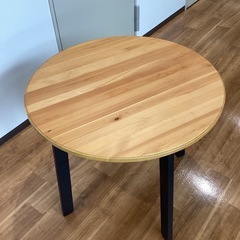 ラウンドテーブル　IKEA 【町田市再生家具】251757の画像