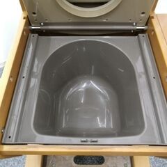 特別価格!! 中古品 UCHIE ウチエ 介護用 ポータブルトイレ さわやかチェアPTN 木製 イス型 椅子型の画像