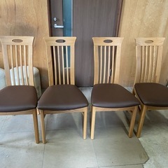 ダイニングテーブルセット　中古品　4人用テーブル　椅子4脚　グローリープラン　の画像