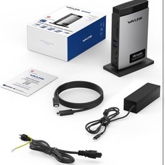 
【新品】ドッキングステーション 3画面モード出力2DP+1HDMI+POWERの画像