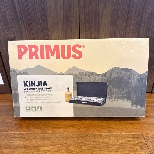 【新品未使用】PRIMUS KINJIA 2バーナーガスストーブ